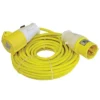 Faithfull Trailing Lead 14 Metre 1750w 16 Amp 1.5mm Cable 110 Volt