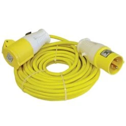 Faithfull Trailing Lead 14 Metre 1750w 16 Amp 1.5mm Cable 110 Volt